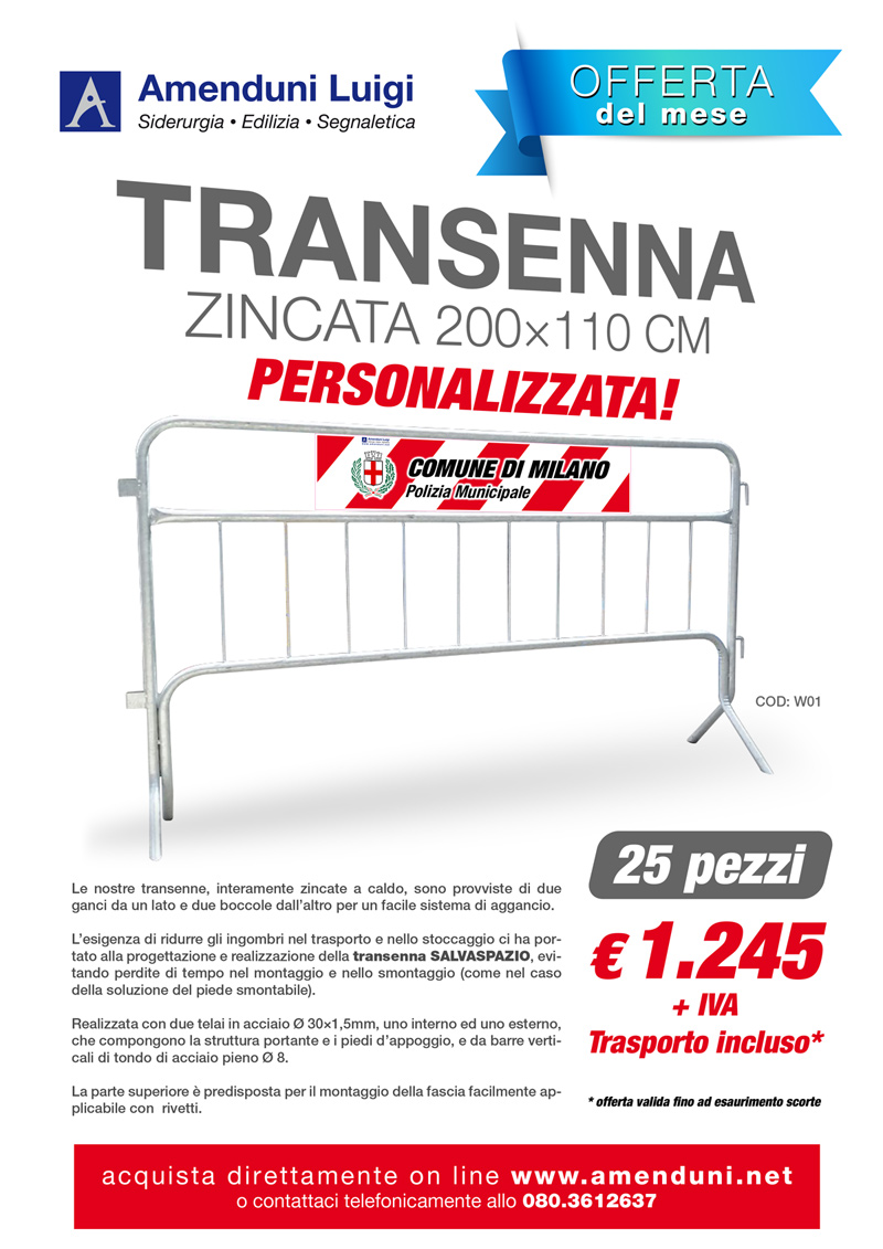 offerta transenne amenduni